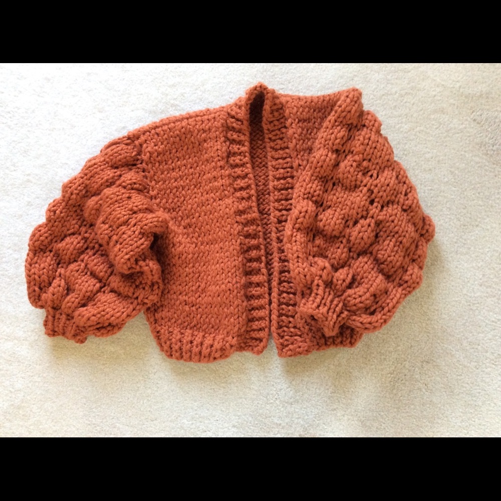 Hubble Bubble Crop Sweater Size S/M - Picture 4 of 6